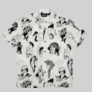 Straight To Hell Manners & Morals Button Up Unisex